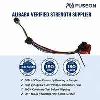 Harness Kabel Splitter JST 6-Pin Kustom dengan Konektor Betina 2-Pin Isolasi PVC untuk Kontrol Kipas Lampu LED Elektronik