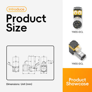 고품질 미니 12v/24v DC 에어 다이어프램 펌프 저압 가스 이송 흡입 진공 생성용 OEM 맞춤 제작 - Product Image 3