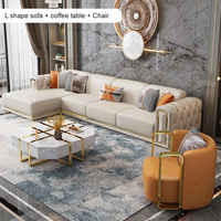Fauteuil pivotant de salon moderne en tissu structure en métal doré de luxe chaise de canapé simple en velours pour ensemble de meubles de salon