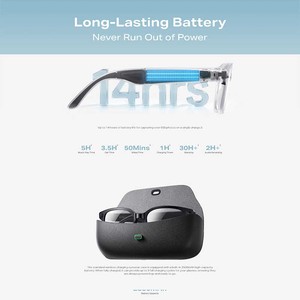 Gafas Inteligentes Infinix AI Pro con Asistente de Voz, Video 720P, Carga Tipo-C, Marco de Plástico y Titanio - Product Image 2