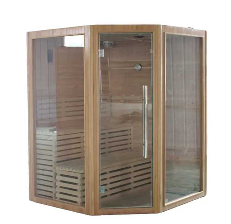 4-6 person Traditional Dry Steam Sauna Indoor Steam Sauna Room with heater