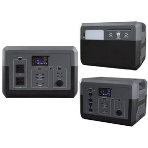 Solar Generator 1500W 220V 110V Portable Power Station UPS Pure Sine Wave LiFePO4 Battery EU/USA/UK <b>Plug</b> Home Outdoor Camping - Product Image 2