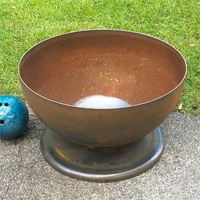 Meilleures ventes Bol d'eau de jardin en acier corten Étang d'eau
