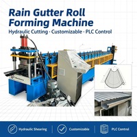 Machine de formage à rouleaux de gouttières à grande vitesse pour tuiles de toiture avec moteur à roulement à billes, composants principaux
