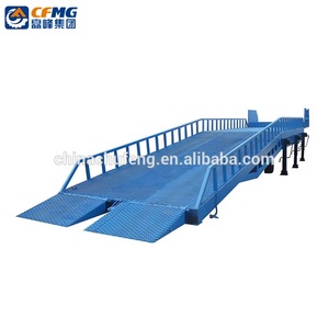 <span class=keywords><strong>3</strong></span> yıl garanti konteyner forklift kargo yükleme boşaltma hidrolik rampa mobil ayarlanabilir yükleme haznesi rampası - Product Image 3