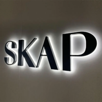 Letrero de Metal 3D Personalizado con Logotipo, Letrero para Salón de Belleza, Nombre de Marca de Empresa Personalizado, Letras Iluminadas en 3D, Letrero con Logotipo Comercial para Decoración