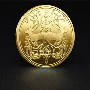 Pièces de défi personnalisées en émail pour clubs de golf, tennis, rugby, religieuses, chrétiennes, <span class=keywords><strong>Illuminati</strong></span>, maçonniques, avec impression UV - Product Image 1