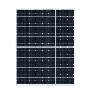Benutzer definierte 182mm 132 Halb zellen Photovoltaik zellen 485-505W transparente Panels Solares Costos 1 kW Solaranlage
