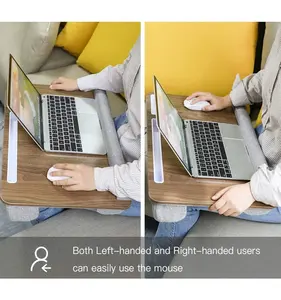 แผ่นรองข้อมือโต๊ะแล็ปท็อปพร้อมเบาะสำหรับโน้ตบุ๊กแบบพกพา - Product Image 5