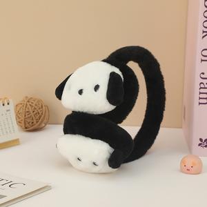 नए आगमन हैट पशु खरगोश के बच्चे कान मफ फुफ्फुए फर इयरमफ 100% सर्दियों के लिए पॉलिएस्टर - Product Image 3