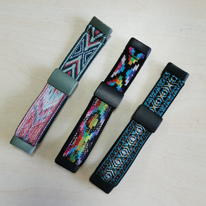 <span class=keywords><strong>Fitbit</strong></span> Charge 5/6 <span class=keywords><strong>Versa</strong></span> <span class=keywords><strong>3</strong></span>/4対応 弾性ナイロン製腕時計バンド 波状Wパターン ストレッチ交換ストラップ OEM ODM - Product Image 5