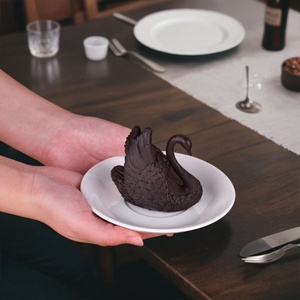 Molde de silicona con forma de cisne para pasteles, mousse, pudín, helado, repostería y chocolate - Product Image 4