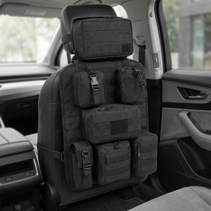 <b>MOLLE</b> 1000D Nylon Car Seatback Panel Organizer Headrest Utility Pouch Underseat Gear <b>Bag</b> Vehicle Trunk Cargo Storage Organ - Product Image 3