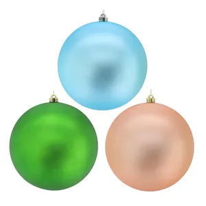 Nieuwste Kerstballen Kerstboom Opknoping Kerstbal Ballen Diverse Shatterproof Plastic Kerstbal Ornamenten
