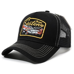 Gorra de Béisbol Personalizada al por Mayor, Estilo Vintage Mustang, Bordada, de Malla, 5 Paneles, Retro, Unisex, para Hombre y Mujer, OEM - Product Image 3