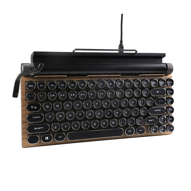 RGB Mechanical Keyboard TKL Round Key Have Grooves Multi-function Gaming Keyboard PC KEYCEO OEM IDM