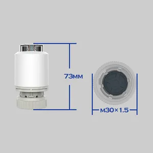 Legom bas prix chauffage par le sol 230v pas ou nc actionneur thermique électrique vanne actionneur de vanne de radiateur thermostatique