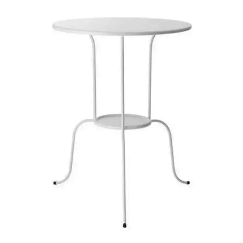 Оптовая продажа, Двухуровневая круглая двухъярусная кровать, столик белого цвета из стали