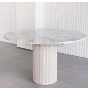 Newstar moderno nordico <span class=keywords><strong>rotondo</strong></span> tavolo da pranzo in <span class=keywords><strong>marmo</strong></span> cucina ristorante sala da pranzo mobili tavoli da pranzo in <span class=keywords><strong>marmo</strong></span> - Product Image 3