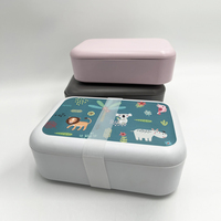 Boîte à lunch Portable RPET grande capacité boîte à bento en plastique micro-ondable étudiant employé de bureau boîte à lunch
