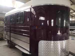 Remorque de luxe pour le transport de chevaux, en zinc, avec logement, personnalisée, à 2 angles, pour compétitions équestres, 2 essieux, 2400 kg - Product Image 3