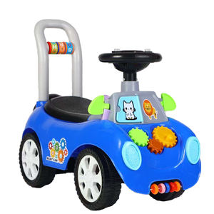 Vélo d'équilibre à 4 roues à <span class=keywords><strong>batterie</strong></span> en plastique avec fonctions de glisse <span class=keywords><strong>pour</strong></span> les tout-petits de 2 à 4 ans - Product Image 2