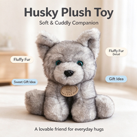 Vente directe d'usine - Jouet en peluche pour chien super doux et longue fourrure - Idéal pour la décoration de la maison et de la voiture