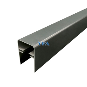 Personalizar de recubrimiento <span class=keywords><strong>en</strong></span> polvo de aleación de aluminio de la pista de persianas <span class=keywords><strong>cortinas</strong></span>, con grano de madera - Product Image 6
