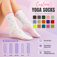 Chaussettes personnalisées de la marque Xingyou Knitting, chaussettes en coton à volants, chaussettes de mode pour femmes, chaussettes antidérapantes pour le yoga et le pilates