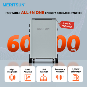 Meritsun Portable Power Station 3000W <b>Solar</b> <b>System</b> Energy Storage Battery Outdoor Camping Fast Charging Banks MSP-6000 Outdoor P - Product Image 3