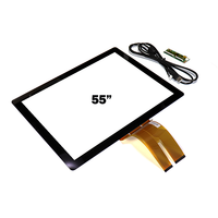 Pantalla táctil resistiva de 12,1 pulgadas Panel de pantalla táctil resistiva de 4 cables para computadoras portátiles con pantalla táctil