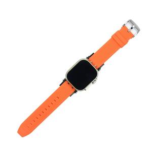 สายนาฬิกาซิลิโคนสำหรับ Apple Watch S10 11 46 มม. Ultra 49 มม. SE 44 มม. 42 มม. 38 มม. แบบสปอร์ต หัวเข็มขัดสแตนเลส - Product Image 5