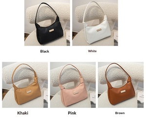 Wholesale Cheap Price Women's <b>Shoulder</b> Bag Zipper Closure Single <b>Strap</b> PU Leather Handbag Tote Bags for Ladies Daily Travel - Product Image 6