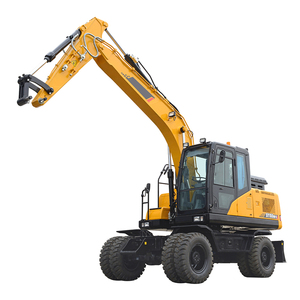 5ton 8ton 10ton 15ton 20ton حفار حفارة بعجلات <span class=keywords><strong>15.5</strong></span> طن SY155W الأرض تتحرك الآلات - Product Image 1