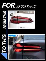 Ensemble de feux arrière LED dynamiques séquentiels de qualité supérieure pour BMW X5 G05 2019-2023 avec amélioration du style des feux de circulation