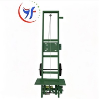 Machine de chargement de poissons électrique automatique à câble métallique 4m 5m, pour bassin piscicole, avec fonction de levage et treuil de chantier pliable