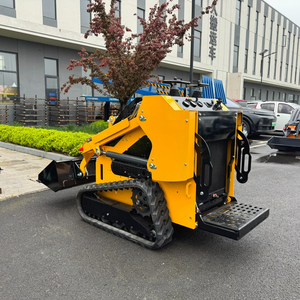 China Factory Sale Front End Loaders Compact Wheel/<b>Track</b> Mini Skid Steer with Engine - Product Image 2