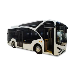 23 + 1 kişilik RHD 8.5m saf elektrikli şehir otobüsü 20 koltuk otomatik saf elektrikli lüks şehir otobüsü özelleştirilmiş