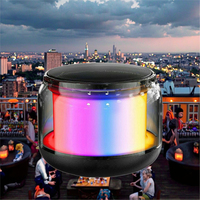 S100 Kleurrijke Led Rgb Mini Draadloze Outdoor Stereo Speakers Draagbare Rgb Muziek Geluid Kolom Met Tf Subwoofer Voor Feesten
