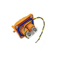 Connecteur en laiton haute tension HVIL IP67 3P pour batterie EV, prise et fiche 23A-500A