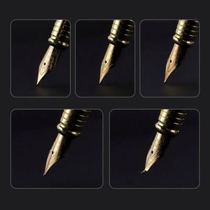 Hot-selling High-grade Metal Fountain <b>Pen</b> Luxury Men's Writing Fountain <b>Pen</b> with Diameters of 0.38/0.5/0.7/1.0mm Business Office - Product Image 4