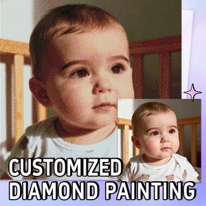 Alta Qualidade 1 peça Personalizado Diamond Art Kits de Pintura Estilo Retrato DIY Home Decor De Fotos Pessoais para Adultos Crianças - Product Image 2