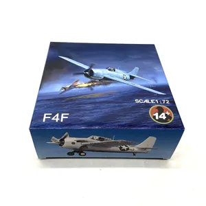 Modellino in Scala 1/72 dell'Aereo da Caccia F4F Wildcat della Seconda Guerra Mondiale, Dettagliato Aeromodello da Collezione e Esposizione - Product Image 6