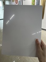 Revêtement mural hygiénique en PVC blanc de 2,5 mm