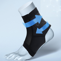 Attelle de cheville de sport personnalisée avec néoprène pour le basketball/le football, stabilisation de la cheville entorse, respirante, design unisexe
