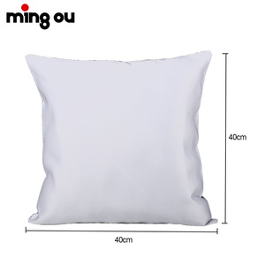 Venta caliente 40*40 cm satén personalizado sublimación impresa almohada cubre funda de almohada de satén - Product Image 2