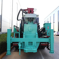 Machine de forage de puits d'eau mobile montée sur camion, à moteur diesel automatique, pour forage de puits, profondeur maximale 260 m