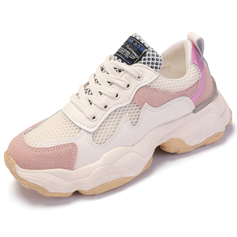 Лидер продаж, кроссовки на толстой подошве, кроссовки для папы, дышащие сетчатые кроссовки