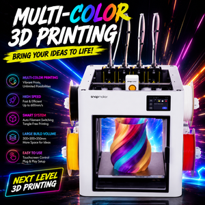 New Snapmaker U1 Manual 3D <b>Printer</b> Dual Extruder FDM USB/<b>WiFi</b> Detection 350mm/s Print Speed Prototyping Home/Industrial Highligh - Product Image 1