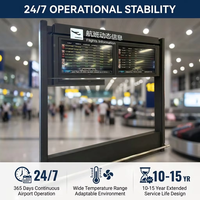 Sistema de Pantallas FIDS Personalizado con Terminal LCD y CMS para Información al Pasajero en Aeropuertos y Señalización Inteligente